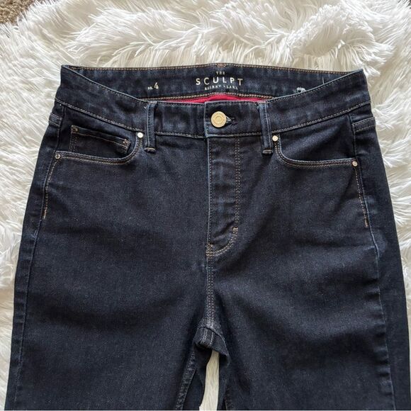 WHBM Jeans The Sculpt Skinny Flare Stretchy Hi Rise Womens Size 4 - Picture 4 of 10